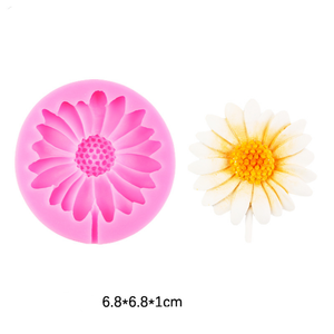 Juego <span class=keywords><strong>de</strong></span> 6 uds <span class=keywords><strong>de</strong></span> moldes <span class=keywords><strong>de</strong></span> <span class=keywords><strong>Fondant</strong></span> <span class=keywords><strong>de</strong></span> silicona líquida 3D Margarita <span class=keywords><strong>girasol</strong></span> Chocolate caramelo gelatina molde para decoración <span class=keywords><strong>de</strong></span> pasteles DIY herramientas para hornear - Product Image 6