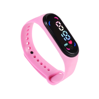 Dropshipping Fulfillment Agent 2025 Fashion Sports Multicolor LED Display Waterproof Digital Wrist Watches for Boys Girls