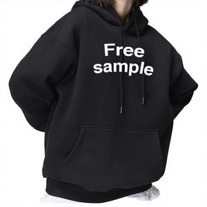 SK 400g Oversized Solid Winter <b>Men's</b> Hoodie High Quality Custom Cotton Polyester Fabric Logo Heavyweight <b>Fleece</b> Stock Blank Plus - Product Image 4