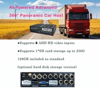 Système de surveillance par caméra de recul pour camion ADAS à 360 degrés, caméra de recul pour camion lourd avec capteur de stationnement pour les voyages en camping-car