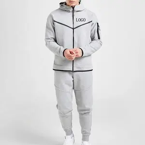Create Your Own Design Pullover Hoodie & Skinny Jogger Sets Custom Sweatpants Hoodies Men's Tracksuits