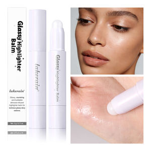 Baume illuminateur en stick, longue tenue, léger, imperméable, cosmétiques <span class=keywords><strong>champagne</strong></span>, éclaircissant, paillettes, contour naturel, maquillage - Product Image 1