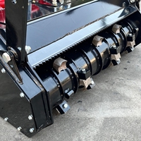 Mulcher a Tamburo Forestale per Skid Steer con Supporto OEM, Attrezzatura Idraulica per Operazioni di Bonifica Terreni Forestali