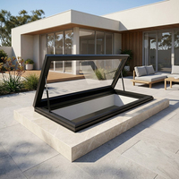 Ventana de Techo Moderna de Aluminio y Vidrio para Apartamento Tipo Loft Europeo, Impermeable, Aislamiento Térmico, Diseño de Proyecto Personalizado