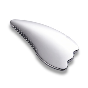 Herramienta de Masaje Corporal Guasha, Mini Tabla de Gua Sha de Acero Inoxidable, Venta Caliente - Product Image 2
