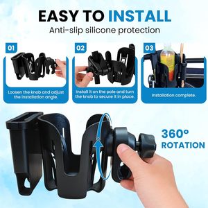 Organizador Resistente para Sillas de Ruedas, Andaderas y Sillas de Ruedas Eléctricas, Bolsa de Almacenamiento para Reposabrazos, Juego de Bolsas de Transporte para Sillas de Ruedas - Product Image 4
