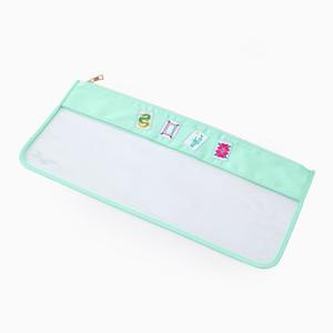 Nueva Bolsa de Cosméticos de Lujo con Bordado Mahjong, Transparente, Impermeable, Portátil, de PVC, con Cierre, Gran Capacidad, para Regalo - Product Image 1