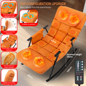 VCT Fashion Body Elektrischer Knetender Vibrations-Shiatsu-Schaukelstuhl Massagesessel Mini Relax Schaukel-Massagestuhl - Product Image 2