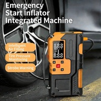 Nouveau compresseur d'air portable 12V, gonfleur de pneus, jauge de pression numérique, moniteur de pression des pneus, batterie 10000mAh, matériau ABS, pneus