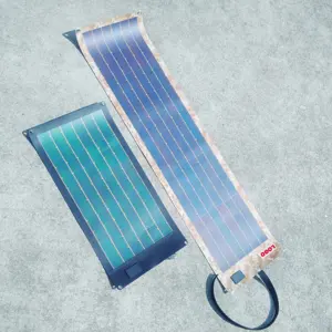 Film tipis gulir tabung Panel surya gulir dengan sel surya Global