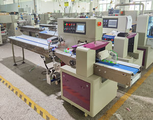 Xà phòng máy đóng gói tự động máy đóng gói xà phòng tắm xà phòng tròn ngang gối dòng chảy bao bì máy đóng gói - Product Image 4