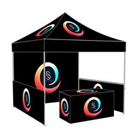 Tente Promotionnelle Pliante Maxcanopy Sur Mesure 3x3m en Aluminium Imperméable pour Événements Extérieurs, Fêtes et Salons Professionnels