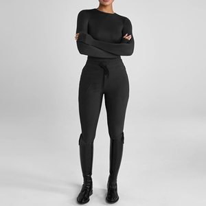 Chaps Western pour femmes de haute qualité, en cuir véritable, vêtements de protection pour l'équitation - Product Image 1