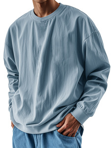 <span class=keywords><strong>Polo</strong></span> da uomo felpa da uomo a <span class=keywords><strong>maniche</strong></span> <span class=keywords><strong>lunghe</strong></span> bella coppia stile Casual Versatile ampia girocollo tendenza primaverile - Product Image 6