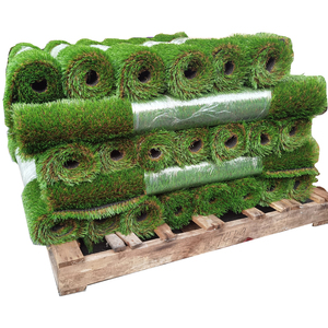 <span class=keywords><strong>Gazon</strong></span> artificiel sur mesure en rouleau, haute densité, résistant <span class=keywords><strong>au</strong></span> feu et aux UV, 30mm-46mm, pour aménagement paysager - Product Image 1