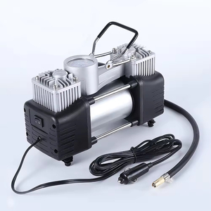 Kit de réparation de pneus portable en métal 12V - Mini <span class=keywords><strong>compresseur</strong></span> d'air avec manomètre numérique et outils de réparation pour les urgences automobiles - Product Image 5