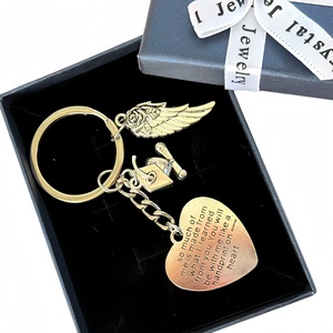 พวงกุญแจโลหะผสมสังกะสีขัดเงาขายดีข้ามพรมแดน ดีไซน์สวยงาม เหมาะสำหรับมอบให้ญาติ เพื่อน และวันครู - Product Image 2