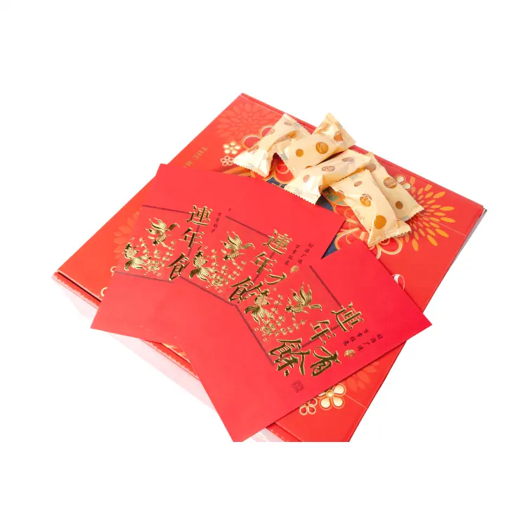 Envelope vermelho de ano novo com logotipo personalizado, selo Lishi personalizado, sacola de envelope vermelho criativa personalizada para feriados