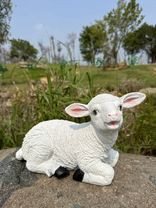 Estatua <span class=keywords><strong>de</strong></span> Cabra <span class=keywords><strong>de</strong></span> Resina Realista Hecha a Mano, Personalizable, Decoración para Jardín, Granja, Patio, Manualidades <span class=keywords><strong>de</strong></span> Animales <span class=keywords><strong>de</strong></span> Pascua, Fábrica <span class=keywords><strong>de</strong></span> Artesanías <span class=keywords><strong>de</strong></span> Ovejas - Product Image 4