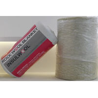 Isolation Thermique 60-200kg/m 25-100mm Résistant au Feu et à l'Eau Écologique Certifié ASTM INSULWOOL Isolation en Aluminium
