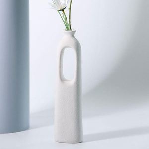 ขวดน้ำหอมตกแต่งเรียบหรู ขวดเซรามิกสีขาวสุดหรู - Product Image 4