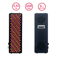 Panneau de luminothérapie rouge REDSKY à double puce, 4 longueurs d'onde (610nm, 660nm, 850nm, 940nm), 150 LED, avec prise US pour usage domestique