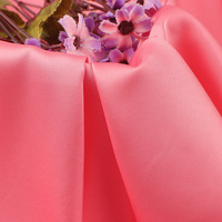Tissu satiné mat 100 % polyester 100D*200D de haute qualité, écologique, brillant, pour doublure de robe de mariée et vêtements de nuit certifié OEKO-TEX