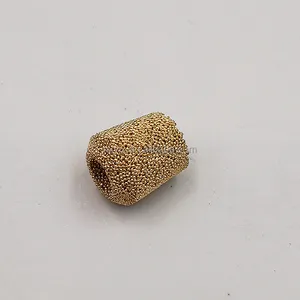 Personalizzato 1-100 micron impurità filtrazione bronzo ottone sinterizzato filtro a forma di cono