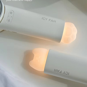 OEM ODM Beliebter Verkauf Tragbare Niedliche Form Handlicher Luftkühl ventilator Smart 2000mAh Wiederauf ladbarer Halbleiterchip-Kühl ventilator - Product Image 2