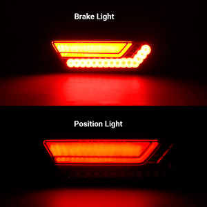 Luz Trasera LED Ahumada DOT para Accesorios Polaris <span class=keywords><strong>TV</strong></span>/UTV, Luz de Freno para RZR 4 900 S4 1000 XP <span class=keywords><strong>Turbo</strong></span> EPS 2014-2019 - Product Image 6