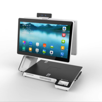Scanner de documents à haute vitesse avec écran tactile de 15,6 pouces, lecteur d'empreintes digitales, gestion intelligente, kiosque pour les services publics, les administrations médicales et gouvernementales