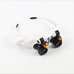 SRATE 3x-10x Dubbele lens Horloge Reparatie Loupe met 2 LED koud en warm licht 32225-21SX - Product Image 3