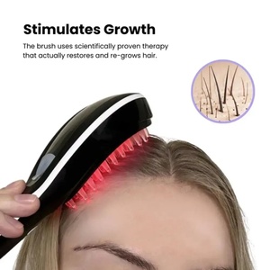 Cepillo Masajeador de Cabeza con Vibración 3 en 1 para el Cuidado del Cabello y el Tratamiento de la Caída del Cabello, Peine de Masaje con Rayos Infrarrojos Eléctricos - Product Image 4