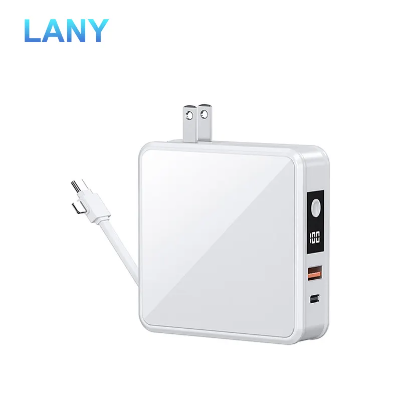 Lany Snelle Oplader 10000Mah 22.5W Snel Opladen Vermogen Usb C Ultra-Dunne Mobiele Power Pd Draagbare Oplaadbank Voor iPhone