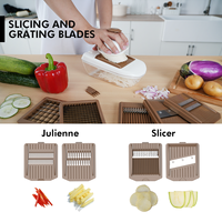 Salade Fruit Tool Plastic Huis Keuken Accessoires Mandoline Snijmachine Dicer Ui Groente Chopper Cutter