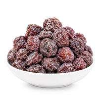 Prunes noires séchées en vrac OEM Wumei, douces et acidulées, à croquer, collation traditionnelle chinoise, fruit naturel, 10 kg