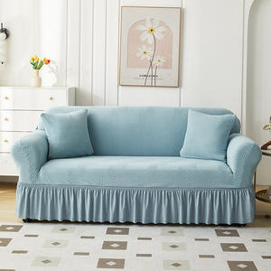 Funda de Cojín para Sofá Antideslizante de Poliéster Afelpado NT <span class=keywords><strong>JX</strong></span>, Juego Completo de Invierno, Ajustable y Personalizado, NT <span class=keywords><strong>JX</strong></span>-01 - Product Image 4