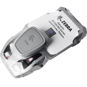 Ruban couleur compatible original 800300-350 pour imprimantes <span class=keywords><strong>Zebra</strong></span> ZC100/ZC300/<span class=keywords><strong>ZC350</strong></span>, matériau PET USA, largeur 24 mm - Product Image 1