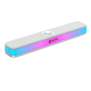 SADES Posevolt Soundbar per Gaming con Luci RGB, Design Portatile, Supporto Connessione Cablata e Aux - Product Image 1
