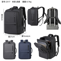 Sac à dos d'ordinateur portable unisexe de luxe, étanche, antivol, intelligent, pour étudiants, hommes, voyages et affaires