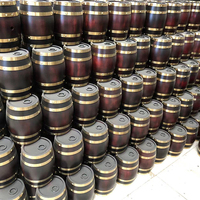 Distributeur de baril de vin de whisky personnalisé, rack de baril de vin, meubles de baril de vin en bois, tonneaux de vin en chêne à vendre