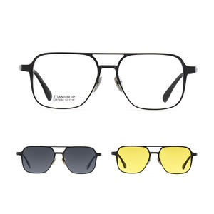 Gafas de sol Chaoji Pure Titanium CH7038, ligeras, unisex, montura elegante para hombre, verano 2024, origen Danyang - Product Image 2