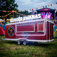 CAMPTRL Fabricant de remorques de restauration mobiles en gros direct usine, OEM personnalisé, camion de vente alimentaire avec cuisine complète
