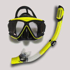 Dropshipping Chuyên Nghiệp Đầy Đủ Mặt Đôi Ống Lặn Chống Sương Mù Nhẹ Mềm <span class=keywords><strong>Silicone</strong></span> 180 Độ Xem Unisex Lặn - Product Image 5