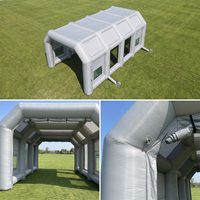 Tente de garage gonflable robuste sur mesure, abri de voiture portable en PVC, abri de voiture imperméable pour stationnement extérieur