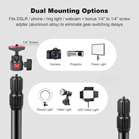 Dudukan Kamera SOFOTO dengan Kepala Bola, Penyangga Lampu Meja untuk Kamera DSLR, Ring Light, Live Streaming, Vlog, Perekaman Foto dan Video