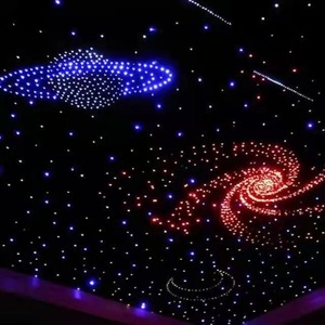 Luces de Fibra Óptica LED RGBW para Techo de Casa o Auto, Kits de Iluminación de Techo con Efecto de Estrellas Centelleantes y Estrellas Fugaces, IP65 PMMA - Product Image 1