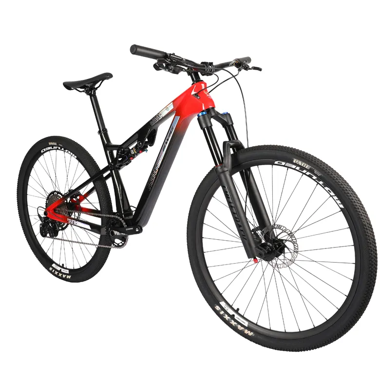EWIG-Bicicleta de Montaña de fibra de carbono para adulto, bici con suspensión Dual completa, 12 velocidades, 29 pulgadas, disco SHIMANO M6100