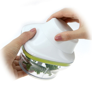 Coupe-légumes manuel compact en acier inoxydable vert, design moderne, prix bas - Product Image 3