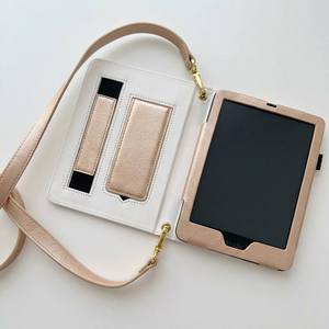 <span class=keywords><strong>Étui</strong></span> personnalisé pour <span class=keywords><strong>Kobo</strong></span> en cuir PU recyclé, avec support et dragonne, compatible OEM, pour <span class=keywords><strong>Kobo</strong></span> Clara BW Libra Colour <span class=keywords><strong>Sage</strong></span> 7" 8" - Product Image 3
